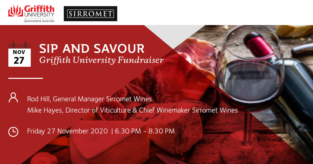 Sirromet Sip and Savour | Griffith University Fundraiser