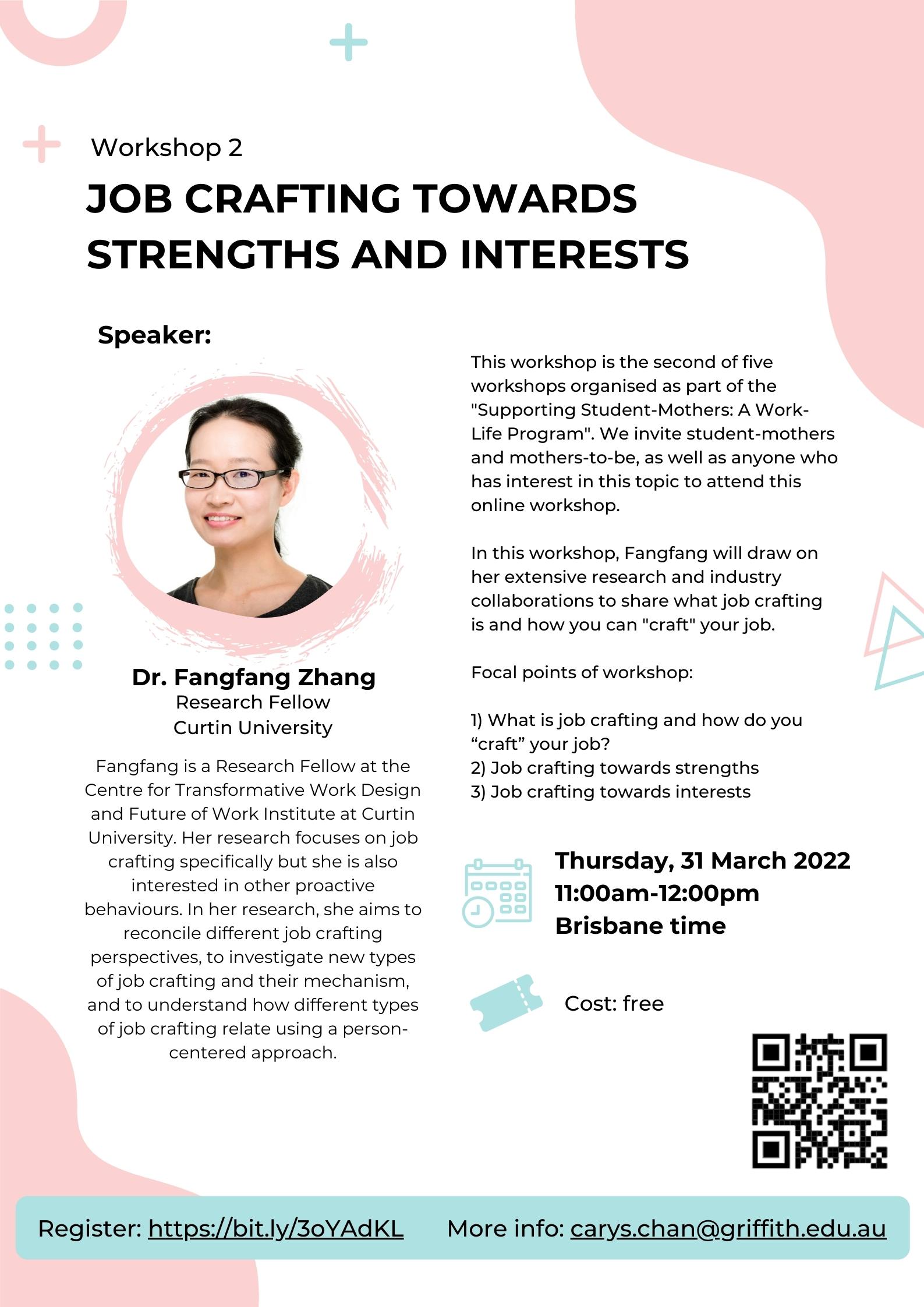 Supporting Student-Mothers - Workshop 2: Job Crafting Towards Strengths and Interests