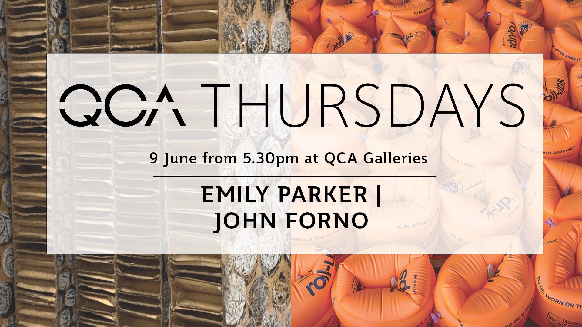 QCA Thursdays: Emily Parker | John Forno