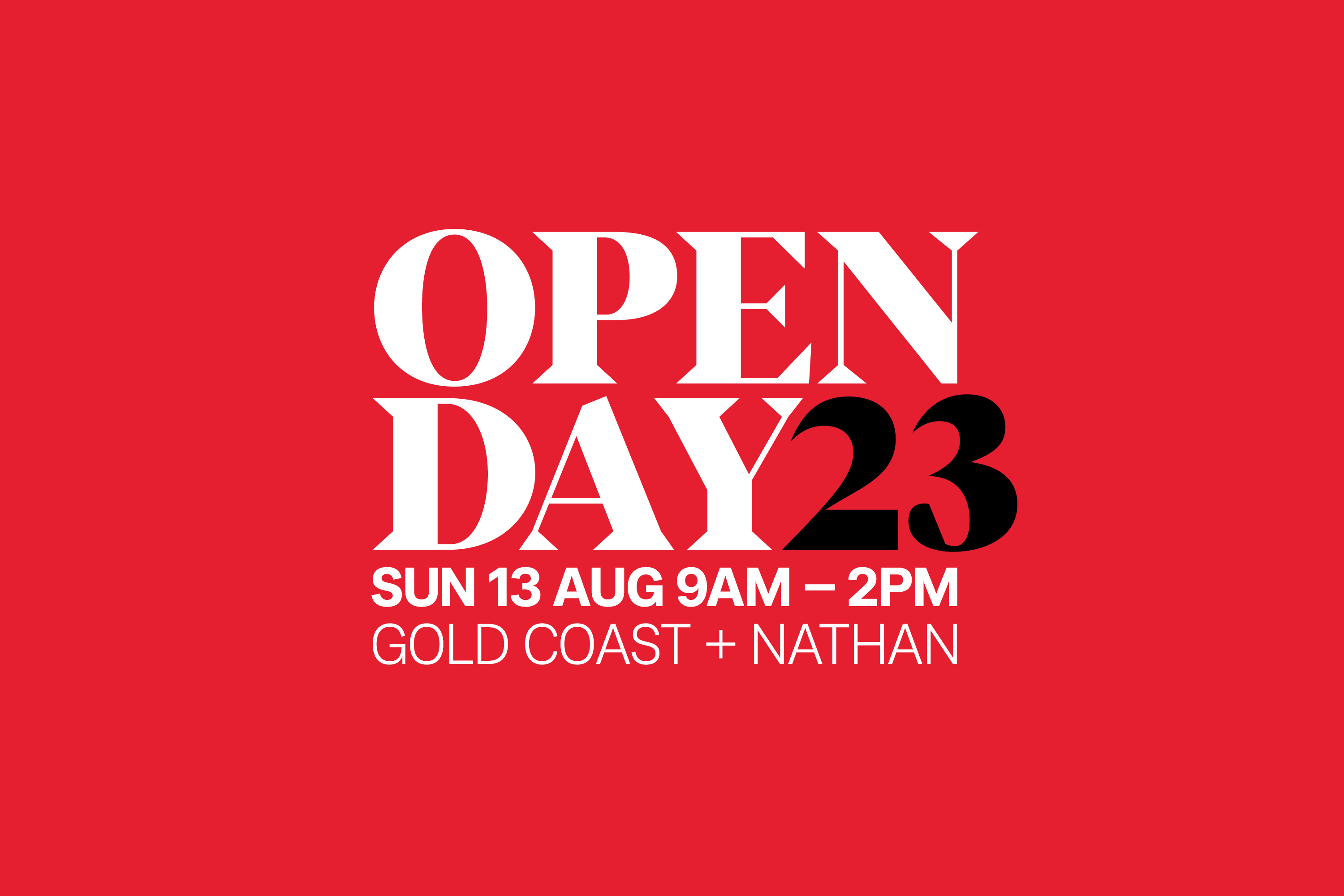 Events Calendar Open Day Griffith University